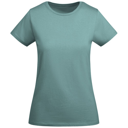 T-shirt personnalisé coton bio 175g femme Breda Roly Bleu cendré